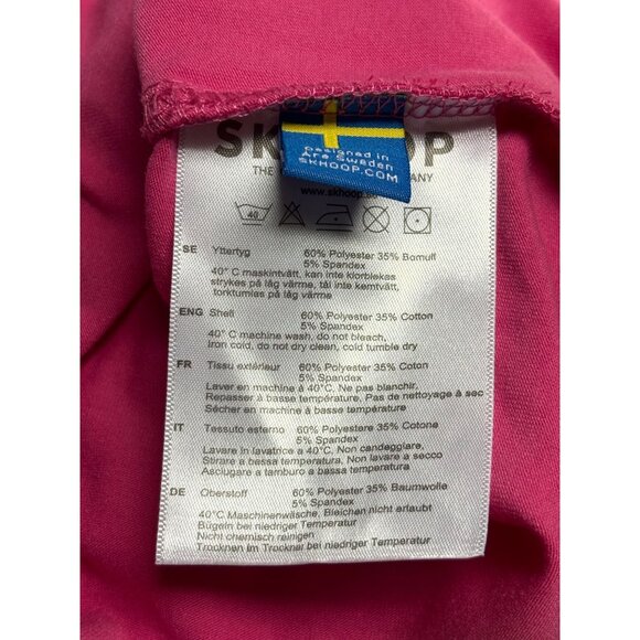 Skhoop Shirt Women's Small pink sleeveless V-Neck blouse NWT and Necklace - Picture 10 of 10